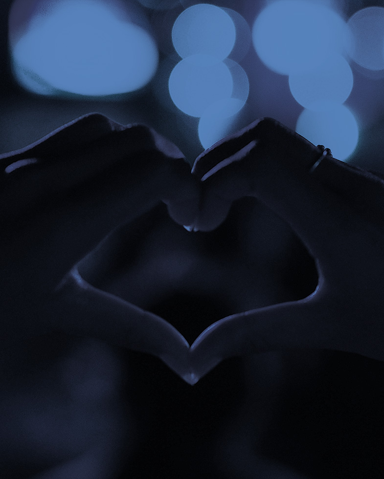 Decorative Image - hands making a heart