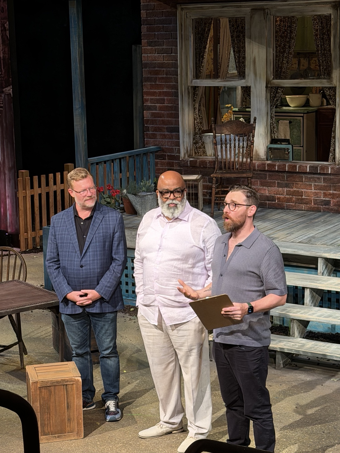 Quin Gresham, Robert John Connor and Matt Torney together at Fences
